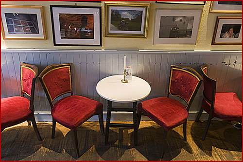 Table for two in Sofi's Bar in Leith